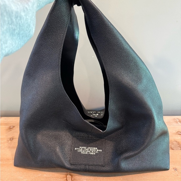 Marc Jacobs Black Sack Bag with White Logo - Picture 3 of 11